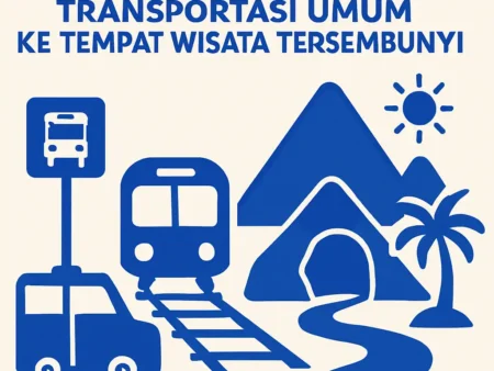 Menggunakan Transportasi Umum ke Tempat Wisata Tersembunyi