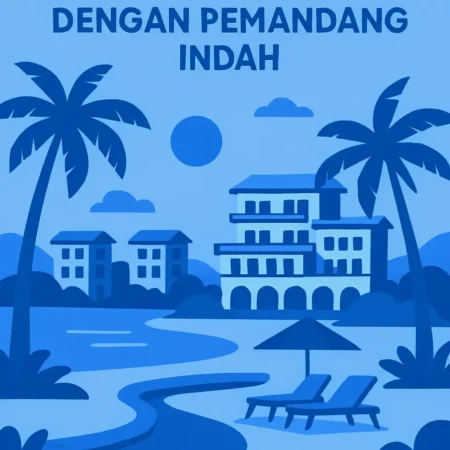 Resort Eksklusif di Tepi Pantai dengan Pemandangan Indah
