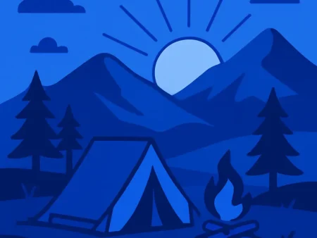 Camping di Gunung dengan Sunrise yang Menakjubkan