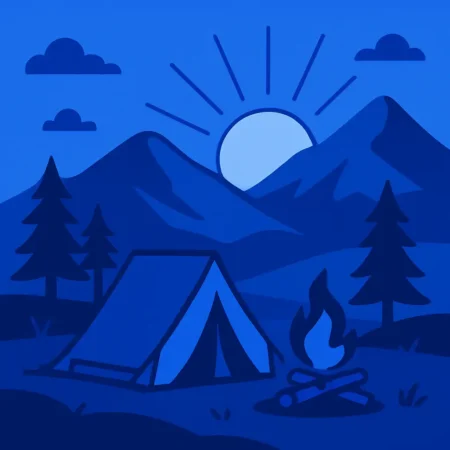Camping di Gunung dengan Sunrise yang Menakjubkan